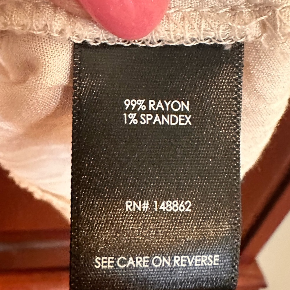 Torrid Womens Fit And Flare‎ Rayon Slub Button-Front Top Plus Size Neutral - Picture 7 of 9